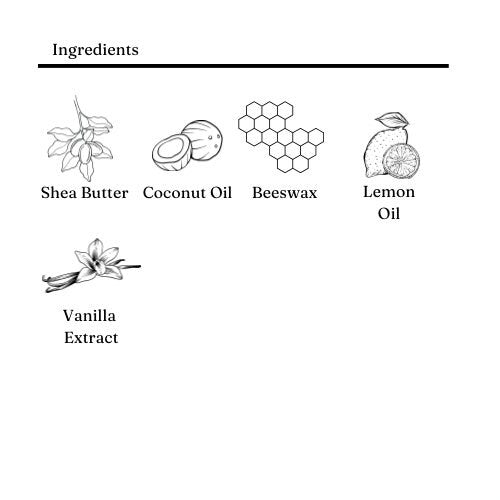 Lemon Vanilla Lip Balm